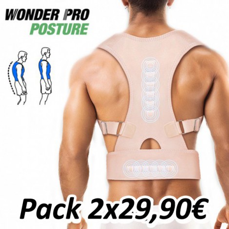 Pack 2 Corrector Magnético Wonder Pro Posture - Teletienda - La Teletienda en casa