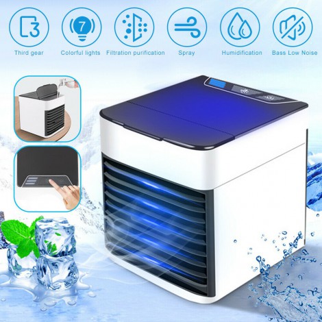 Mini Climatizador Eco Water Pro con Luz Led - Teletienda - La Teletienda en casa