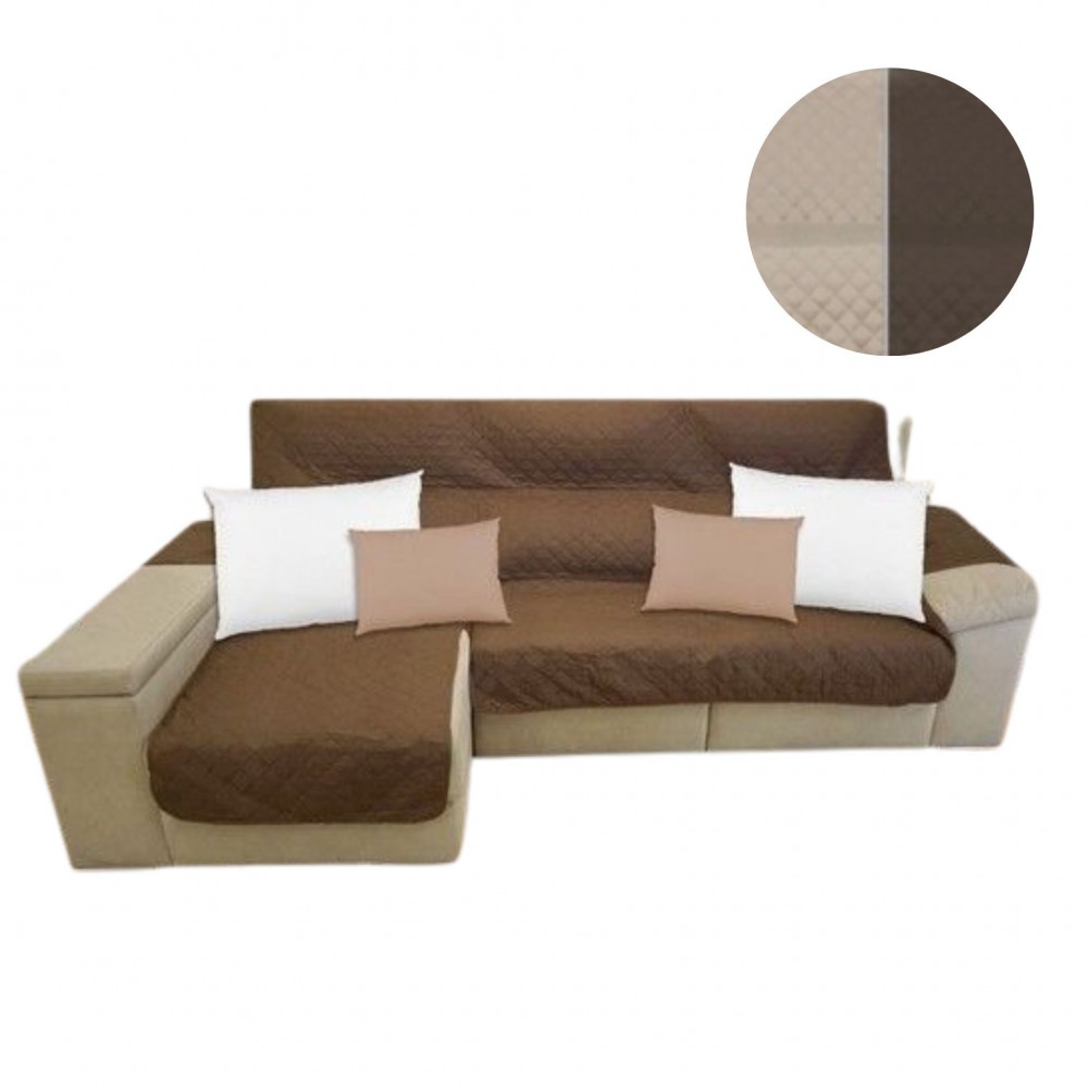 Couch Coat Chaise Longue, Funda reversible, Sofa Cover, Funda Reversible de  sofá