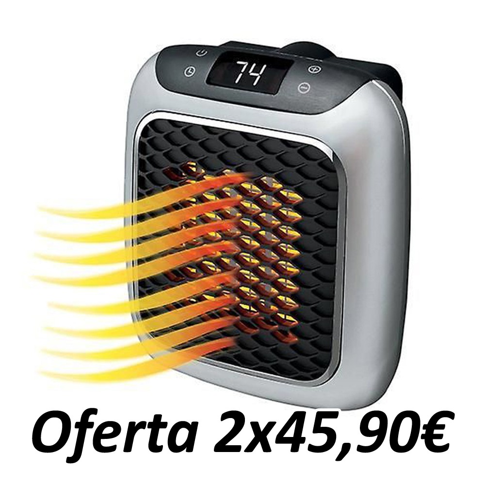 Mini Calefactor Portátil Silver - Teletienda - La Teletienda en casa