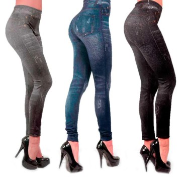 Slim Jeans, Pack de 3 leggings moldeadores - Teletienda - La Teletienda en casa