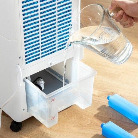Climatizador Evaporativo Multifunción con deposito de agua (5 Litros) - Teletienda - La Teletienda en casa