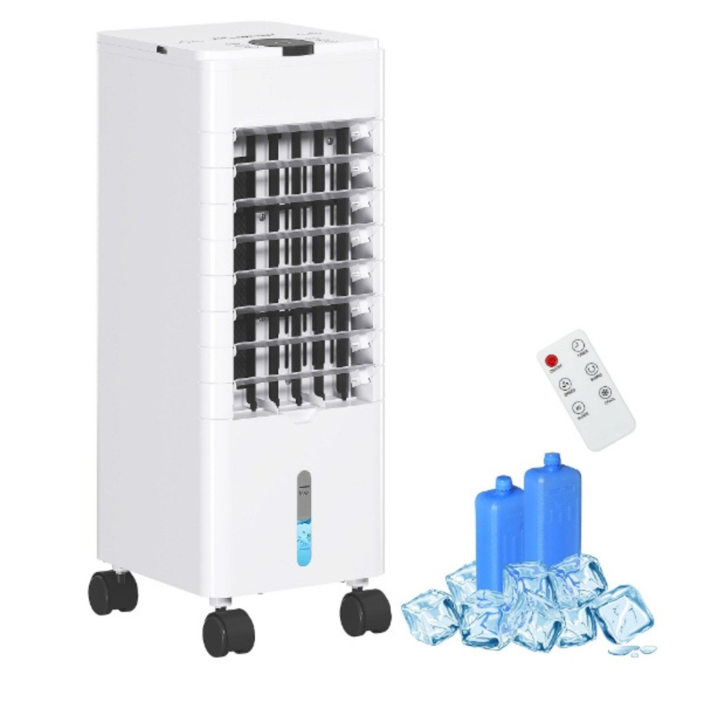 Climatizador 3 en 1 Depósito 3,8L con Ventilador Humidificador y Enfriador 3 Velocidades Temporizador y Mando a Distancia - T... Climatizador 3 en 1 Depósito 3,8L con Ventilador Humidificador y Enfriador 3 Velocidades Temporizador y Mando a Distancia - T...
