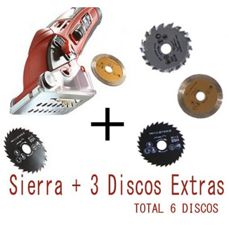 Mini Rotor Sierra Circular + 3 Discos Extra - Teletienda - La Teletienda en casa