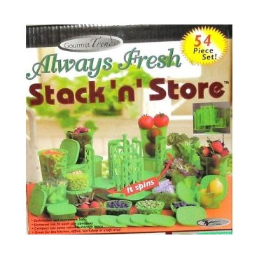 Set 54 Envases Always Fresh Stack n Store - Teletienda - La Teletienda en casa