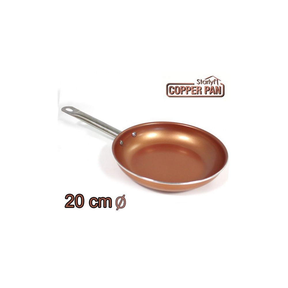 Sartén de Cobre Titanium Copper 20cm - Teletienda - La Teletienda en casa