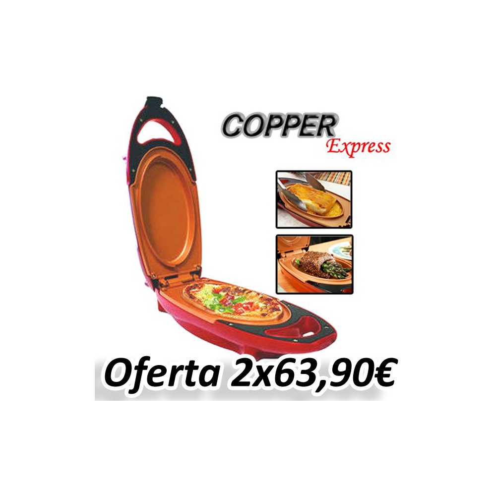 Plancha eléctrica Copper Express - Teletienda - La Teletienda en casa