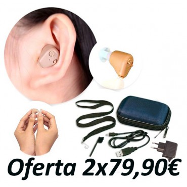Amplificador Sonido Vida Recargable Hearing Aid - Teletienda - La Teletienda en casa