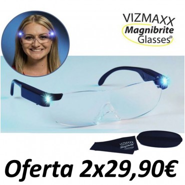 Gafas de aumento con Luz Magnibrite - Teletienda - La Teletienda en casa