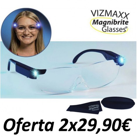Gafas de aumento con Luz Magnibrite - Teletienda - La Teletienda en casa