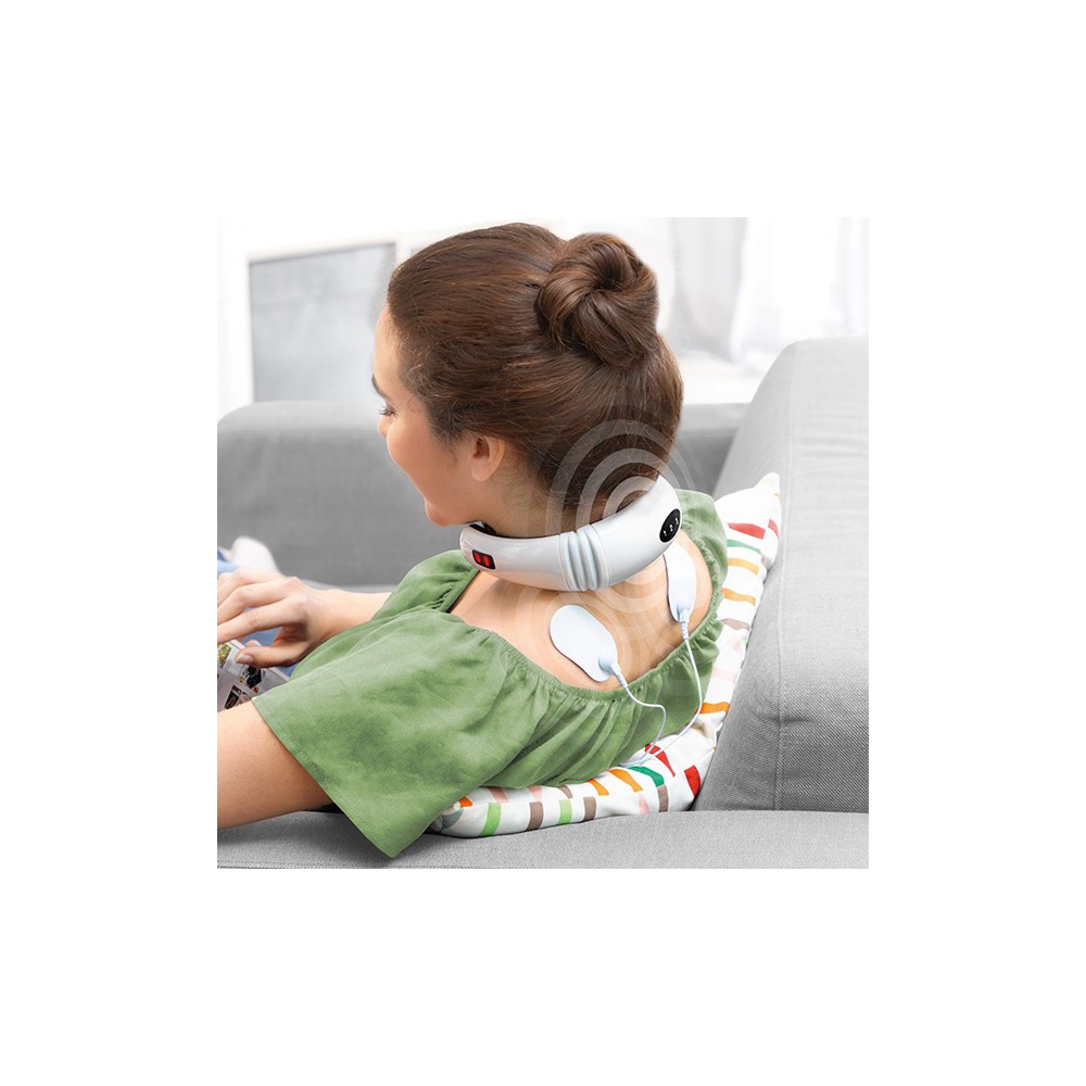 Masajeador de cuello y espalda electromagnético - Teletienda - La Teletienda en casa