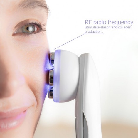 Masajeador Facial con Radiofrecuencia, Fototerapia y Electroestimulación - Teletienda - La Teletienda en casa