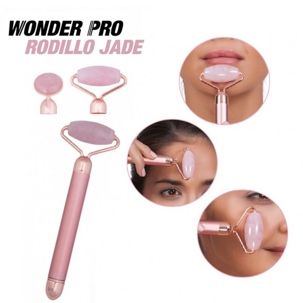 Rodillo Facial Touch Antiarrugas Jade - Teletienda - La Teletienda en casa